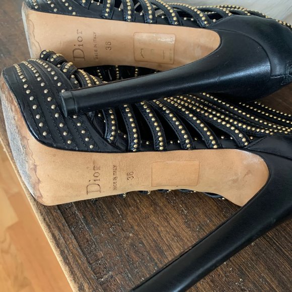 Christian Dior Studded Caged Bootie - Picture 10 of 15